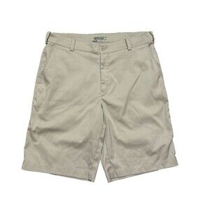 Nike Golf Tour Performance Golf Shorts Men’s Beige Dri-Fit Khaki Sz 32